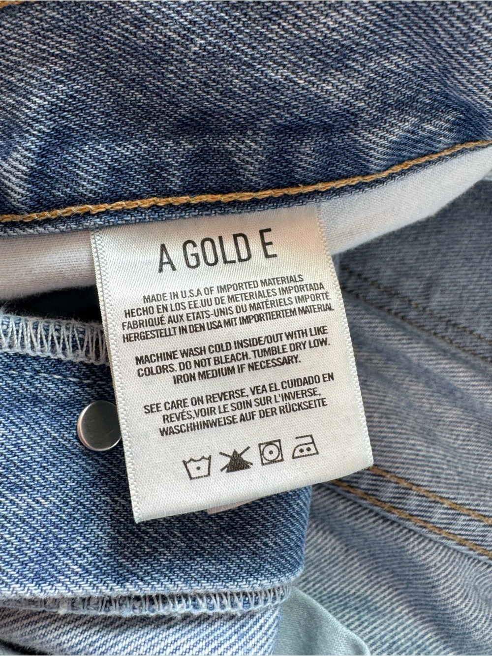 AGOLDE 90s Jeans Ripped Light Wash - Picture 9 of 12